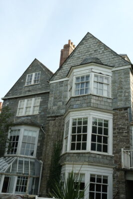 Rear view of the museum