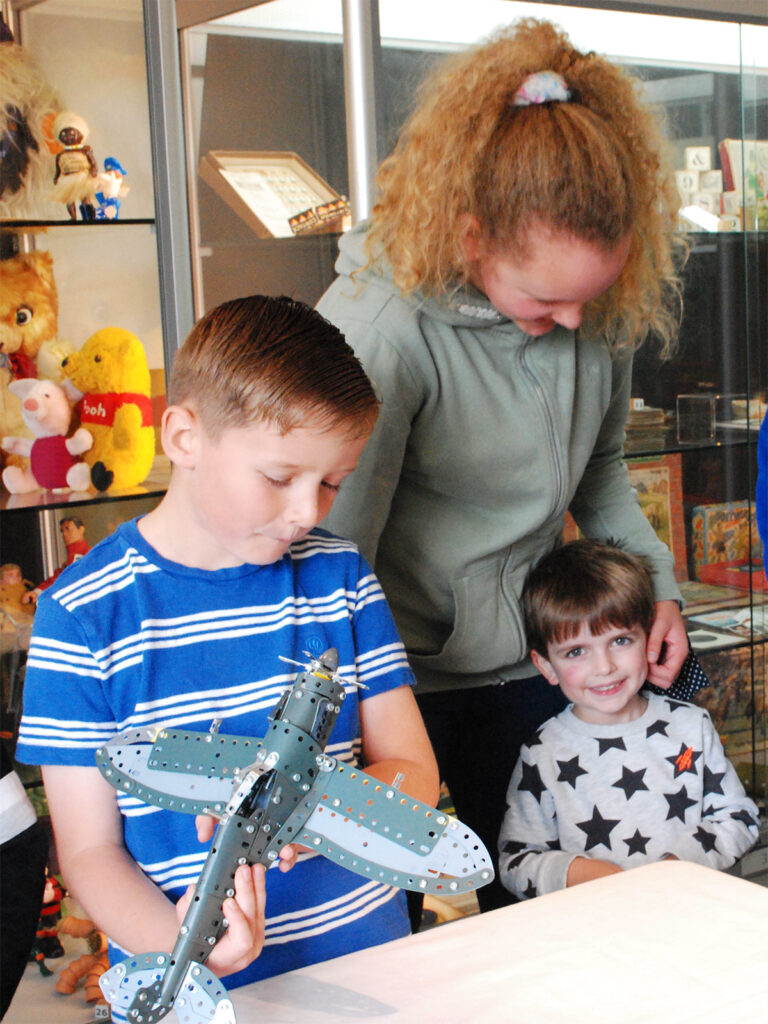 children playing with toys