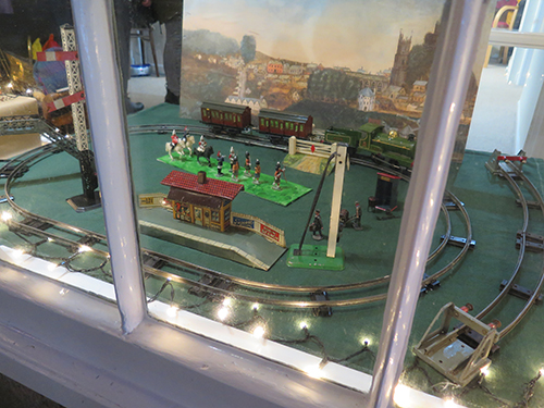 Charles Causley's toy train set